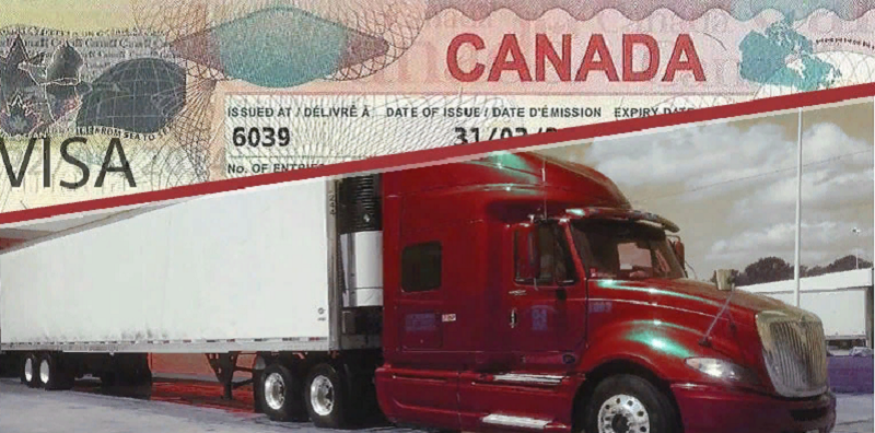 работа дальнобойщиком в Канаде